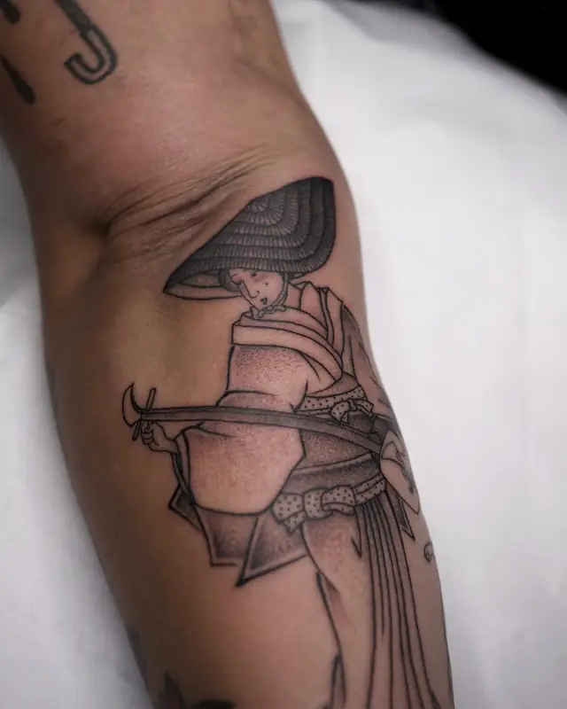 Tatouage réalisé au salon 5
