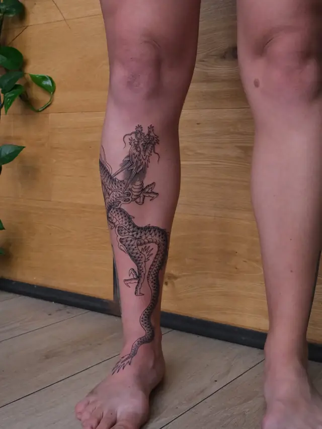 Tatouage réalisé au salon 17