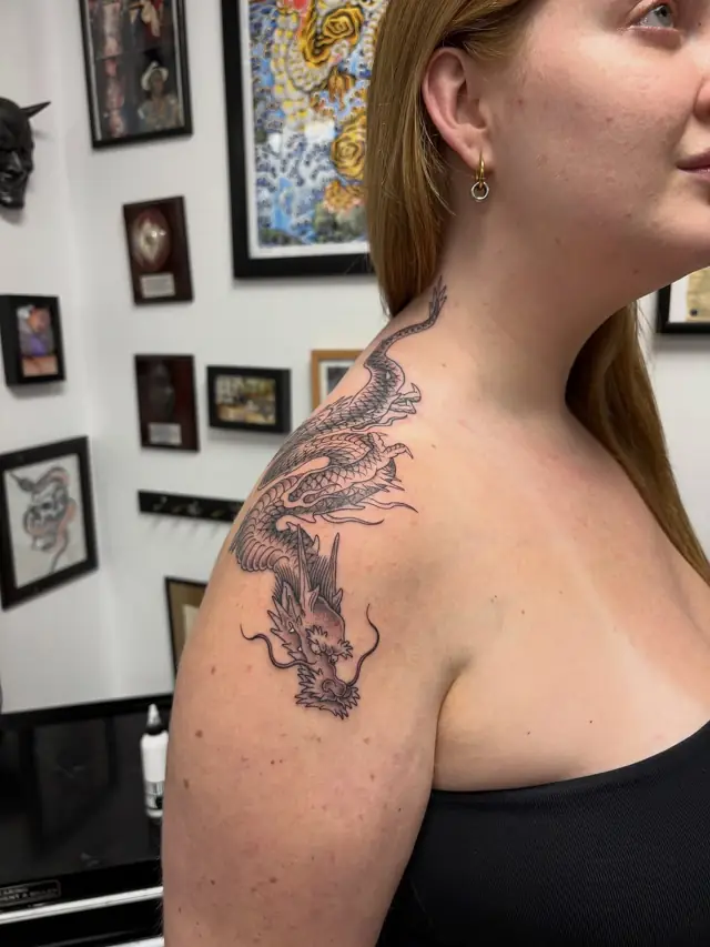 Tatouage réalisé au salon 20