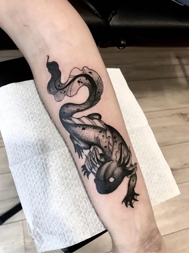Tatouage réalisé au salon 19