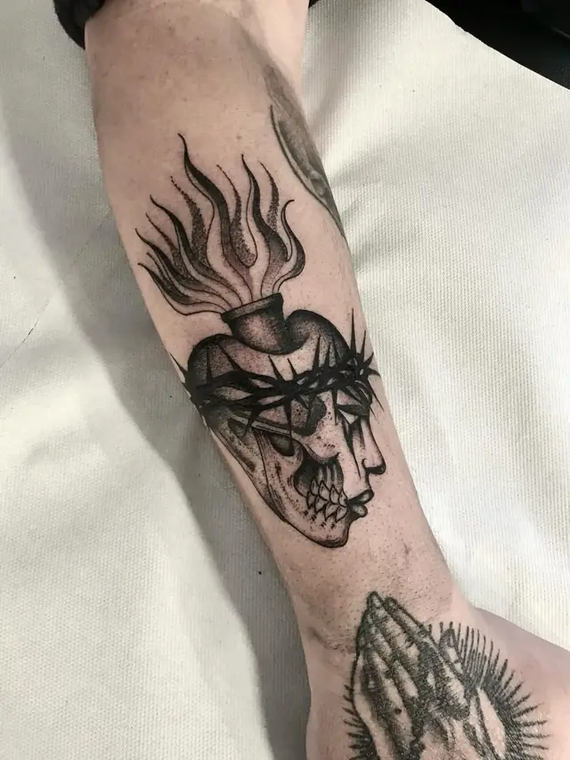 Tatouage réalisé au salon 22