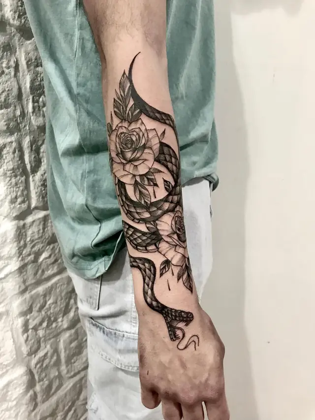 Tatouage réalisé au salon 25