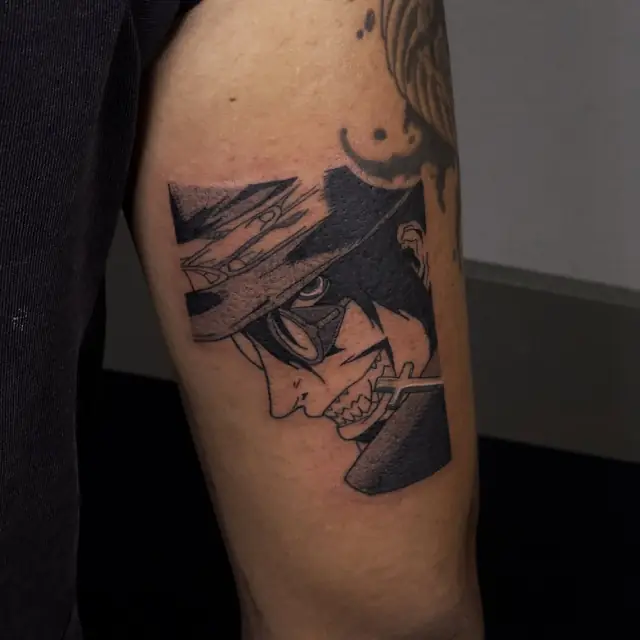 Tatouage réalisé au salon 12