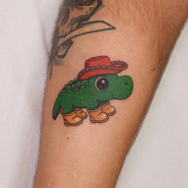 Tatouage réalisé au salon 15